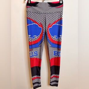 Stylish Graphic Leggings - Black, Blue, and Red